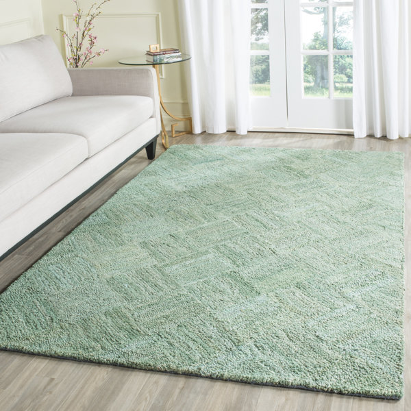 Millia Hand-Tufted Green Area Rug by Bay Isle Home