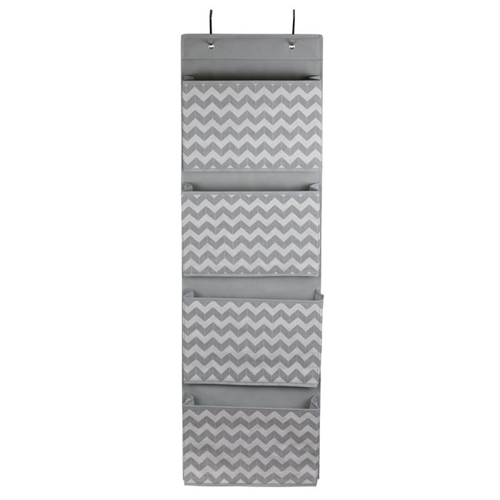 Home Basics Chevron Over The Door Hanging File Organizer Reviews