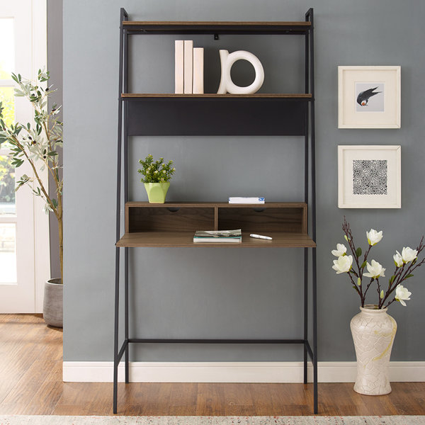 Pettit Metal and Wood Ladder Desk by Union Rustic