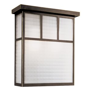 Garden Box 2-Light Outdoor Flush Mount