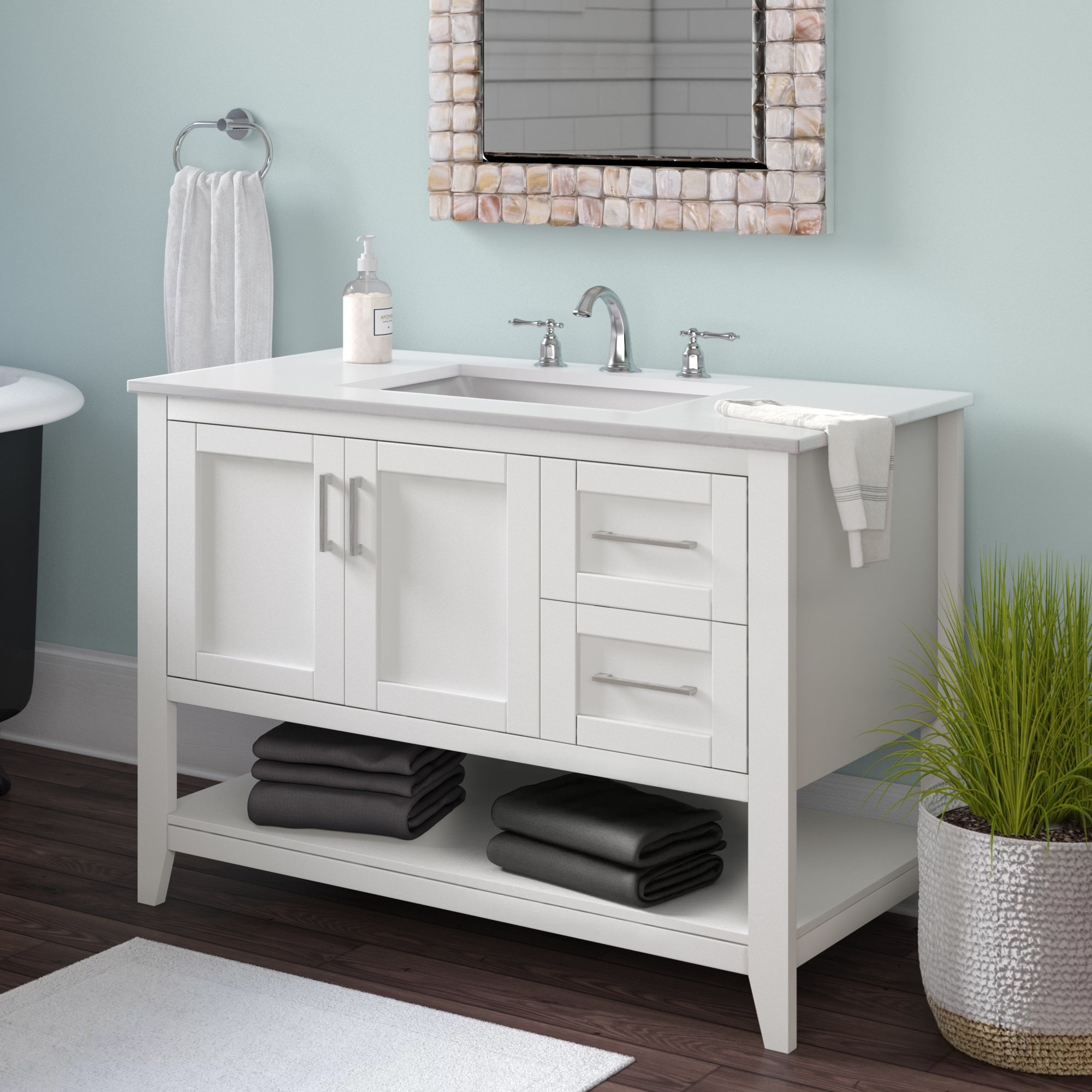 Beachcrest Home Caoimhe 42 Single Bathroom Vanity Set Reviews Wayfair Beachcrest Home Caoimhe 42 Single Bathroom Vanity Set Reviews Wayfair