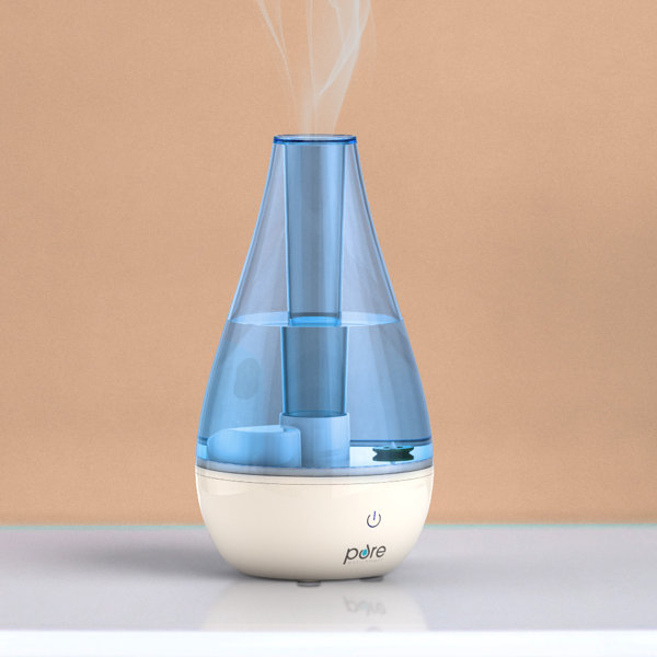 0.18 Gal. Cool Mist Ultrasonic Tabletop Humidifier by Pure Enrichment