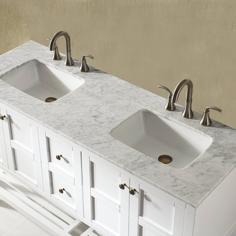 Caldwell 60 double bathroom vanity set