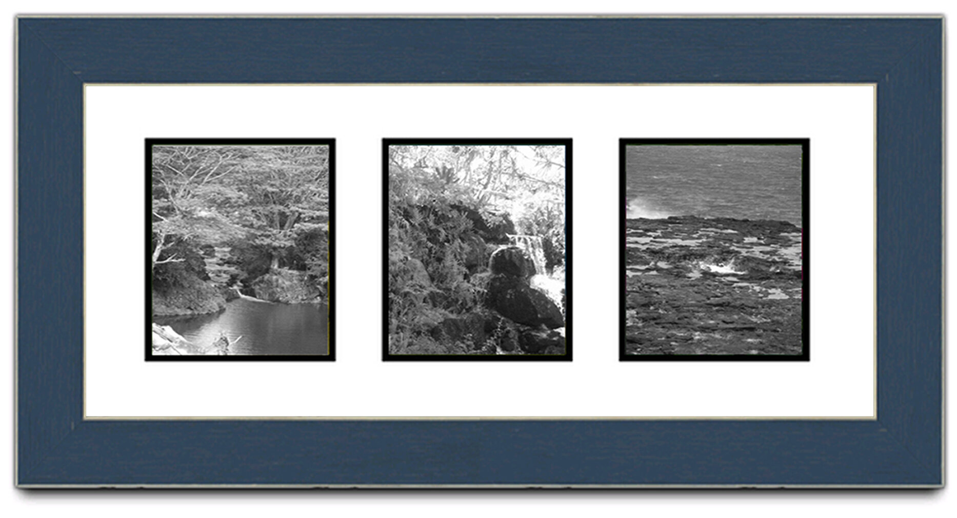 large 3 photo frame