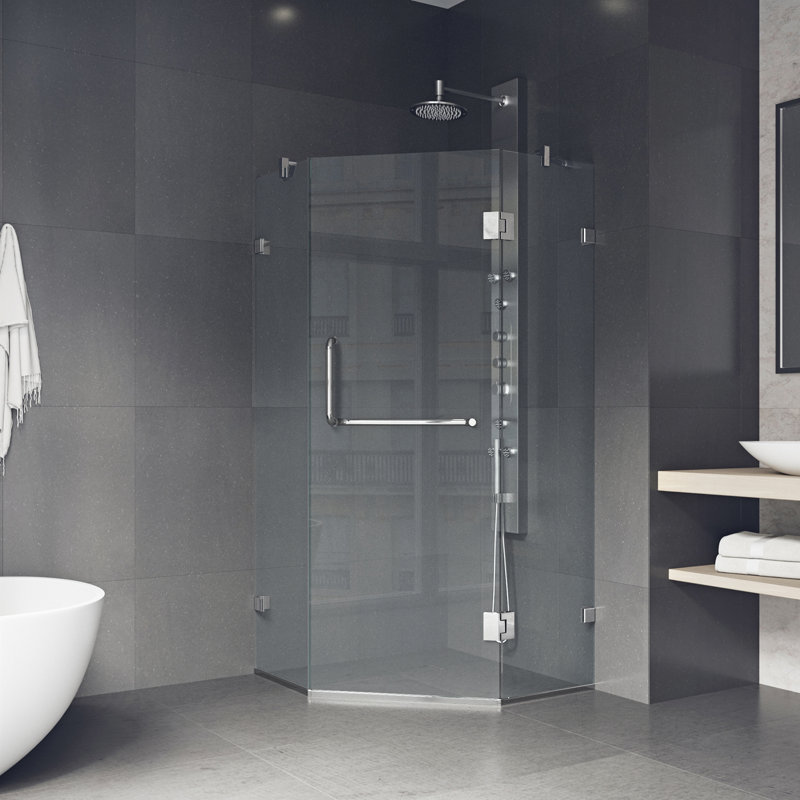 Vigo Shower 36 13 X 73 375 Neo Angle Pivot Enclosure Shower 36 13 X 73 375 Neo Angle Pivot Enclosure