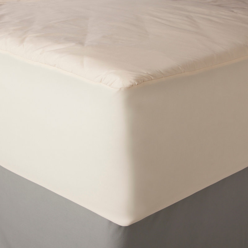 Aller-Ease 2-in-1 Mattress Pad with Removable Hot Water Washable Top Pad Full