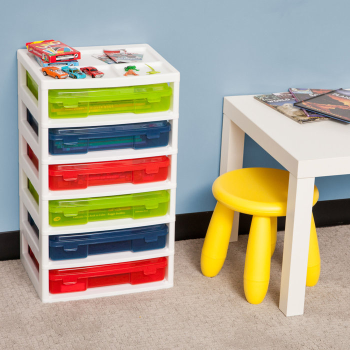 Iris 6 Drawer Plastic Storage Chest Reviews Wayfair Ca