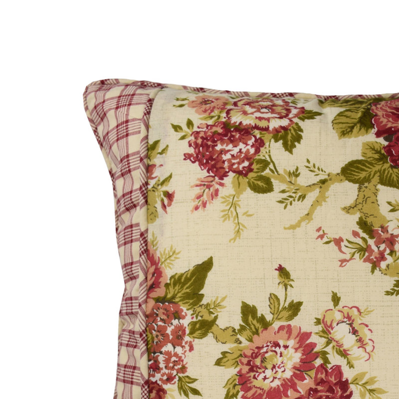 Waverly Norfolk Cotton Throw Pillow & Reviews Wayfair