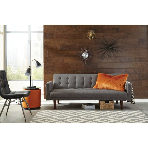 Kavanaugh Twin Or Smaller Tufted Back Convertible Sofa By Brayden Studio