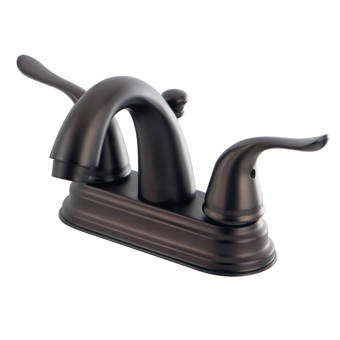 Kingston Brass FB5611NDL NuvoFusion 4 Centerset Lavatory Faucet with Retail Pop-Up 3-5//8 in Spout Reach Polished Chrome