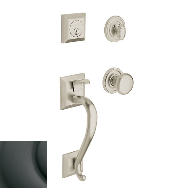 Madison Single Cylinder Handleset with Classic Interior Lever by Baldwin