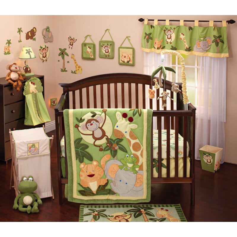 Harriet Bee Vikenti 8 Piece Crib Bedding Set Reviews Wayfair