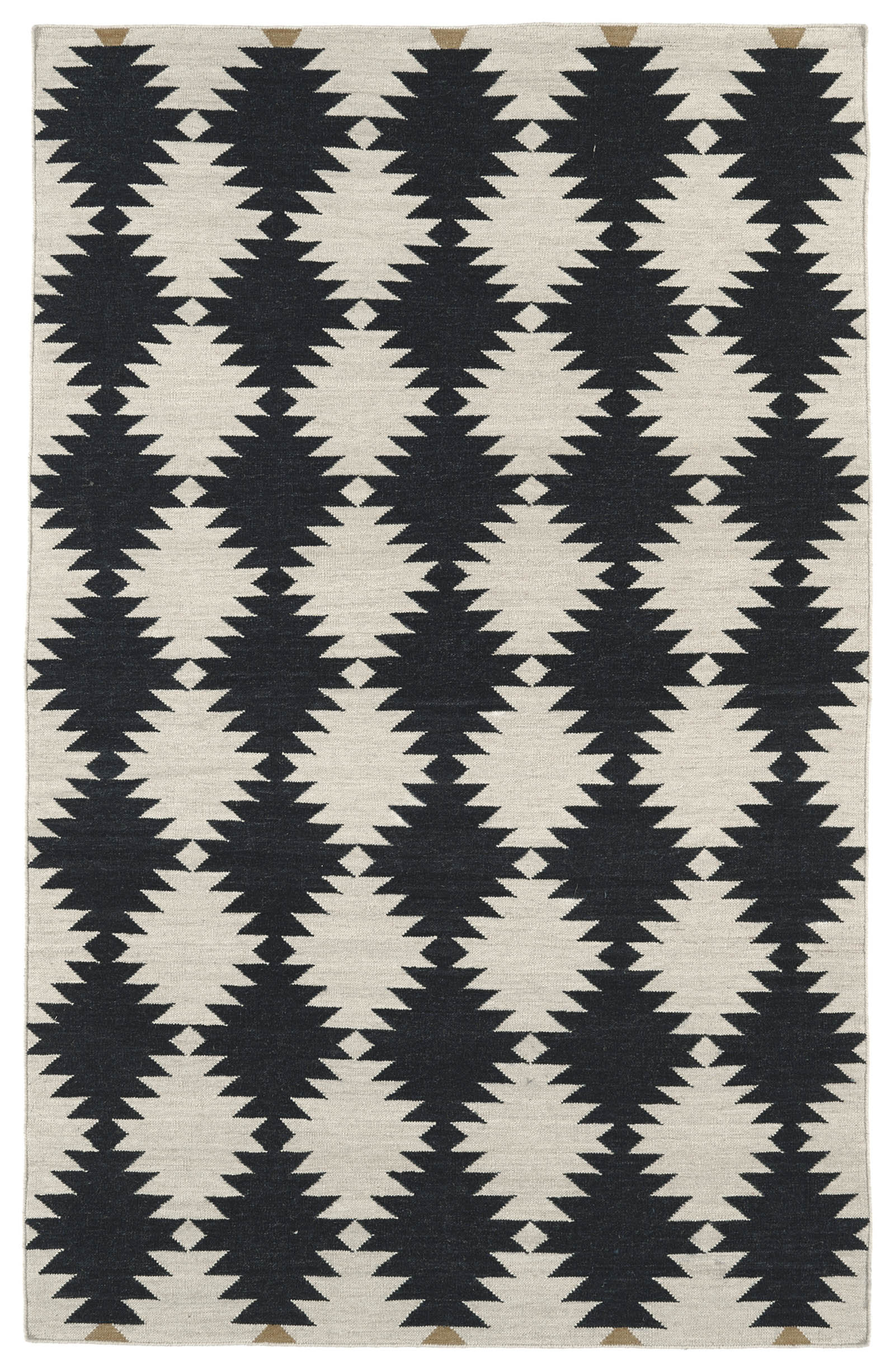 Marble Falls Black Cream Geometric Area Rug Allmodern