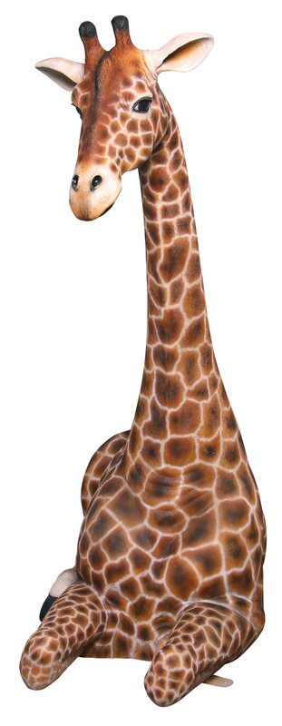 giraffe outdoor garden statue