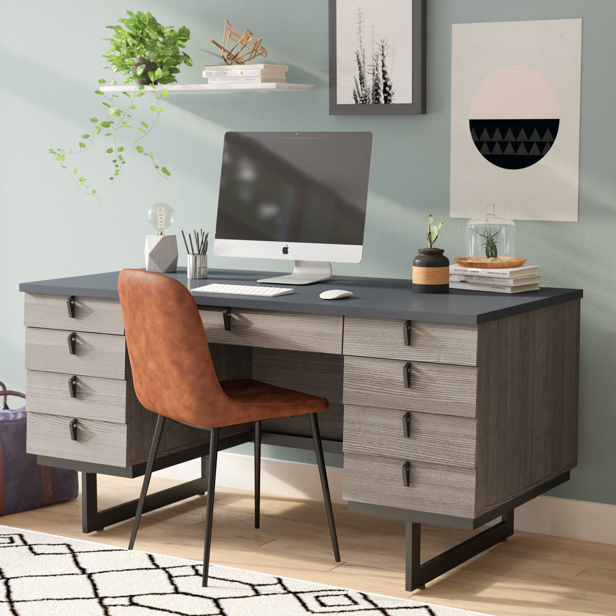 Langley Street Andreas Desk Reviews Wayfair