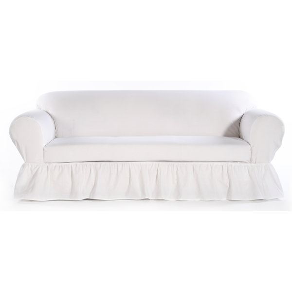 Box Cushion Loveseat Slipcover By August Grove Cool