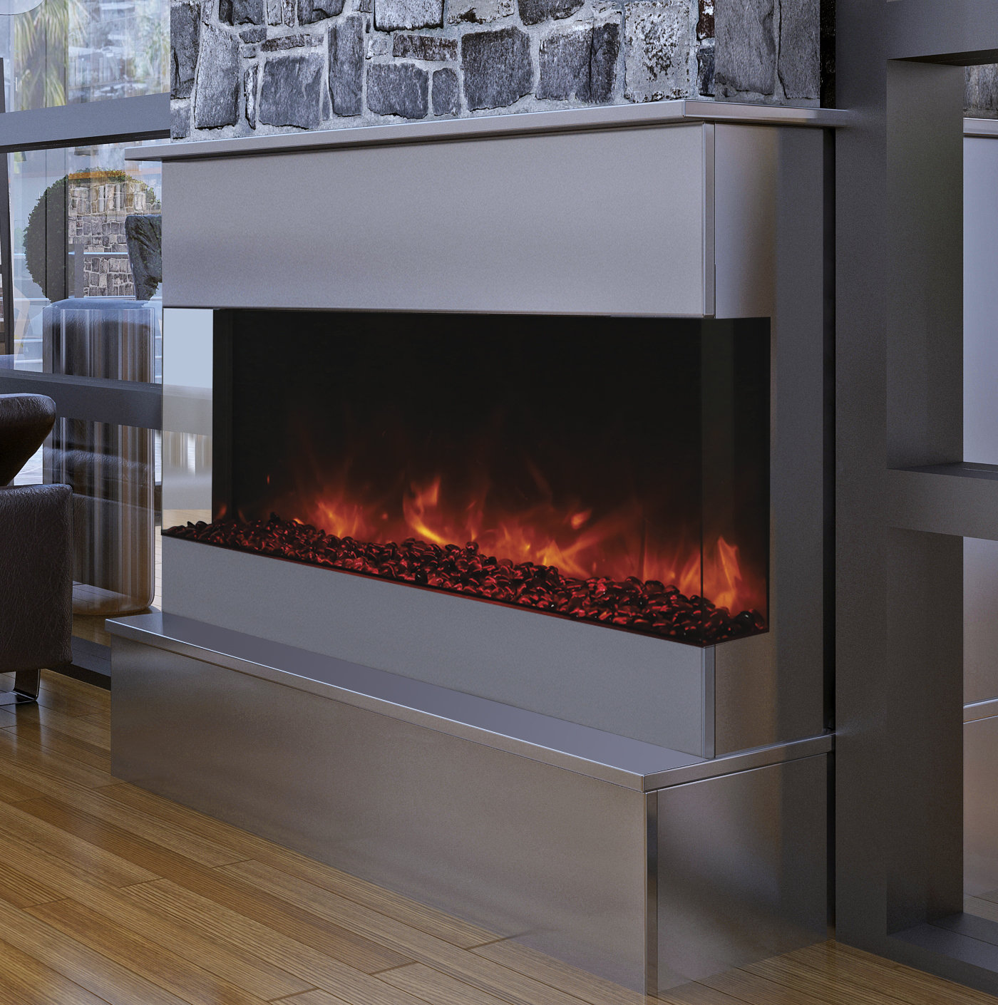 Orren Ellis Attridge Wall Mounted Electric Fireplace Reviews
