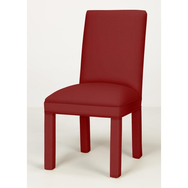 Candia Upholstered Side Chair In Red By Ebern Designs