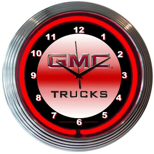 Bar and Game Room 15 RGMC Trucks Wall Clock by Neonetics