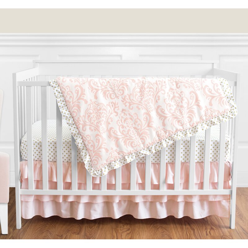 Sweet Jojo Designs Amelia 4 Piece Crib Bedding Set Reviews Wayfair