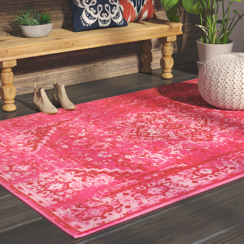 Mistana Decker Pink Area Rug Reviews Wayfair Decker Pink Area Rug