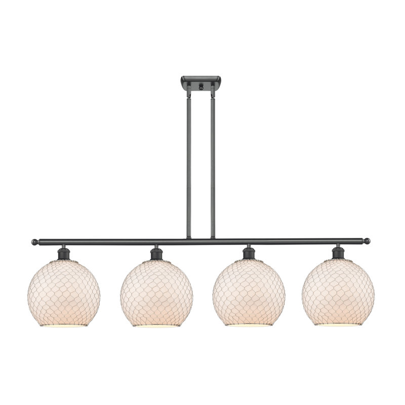 Innovations Lighting Farmhouse Chicken Wire 4 Light Kitchen