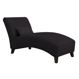 Indoor Black Chaise Lounge | Wayfair Indoor Black Chaise Lounge | Wayfair
