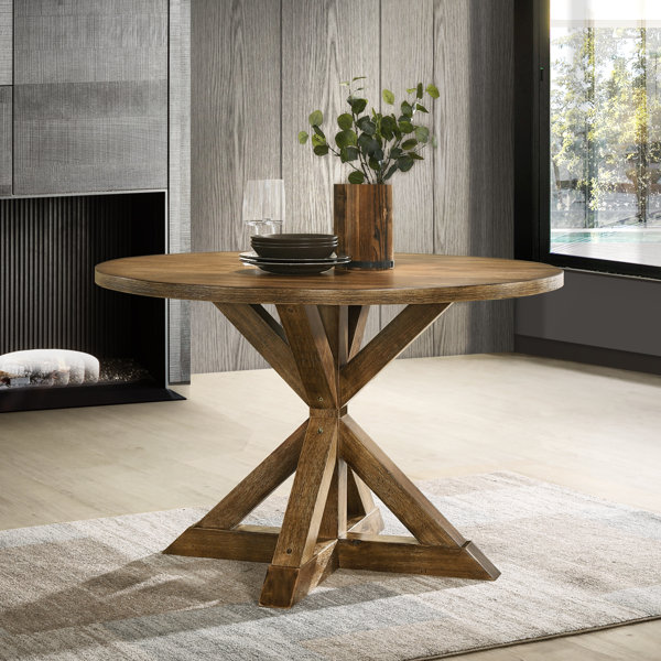 Leonila Cross-Buck Base Dining Table By Gracie Oaks Top Reviews