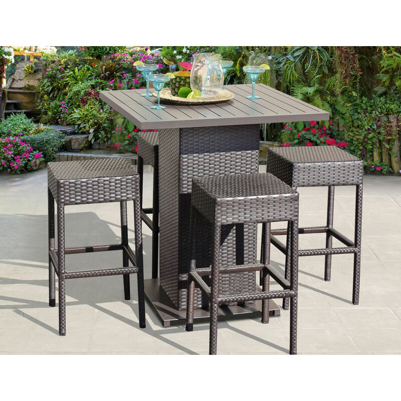 Napa 5 Piece Bar Height Dining Set