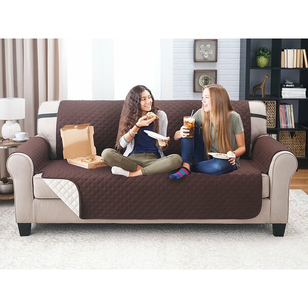 Reversible Extra Wide Sofa Slipcover by Winston Porter
