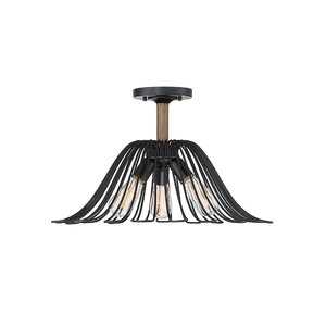 Chelsi 3-Light Semi Flush Mount