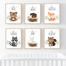 Tout L Art Mural Pour Bebes Et Enfants Theme Animaux Et Insectes Wayfair Ca