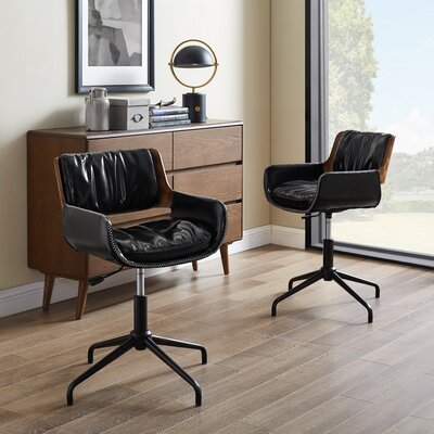 seeger faux leather task chair