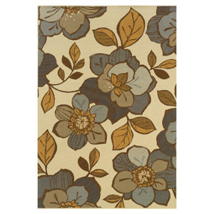 Milltown Ivory/Grey Indoor/Outdoor Area Rug