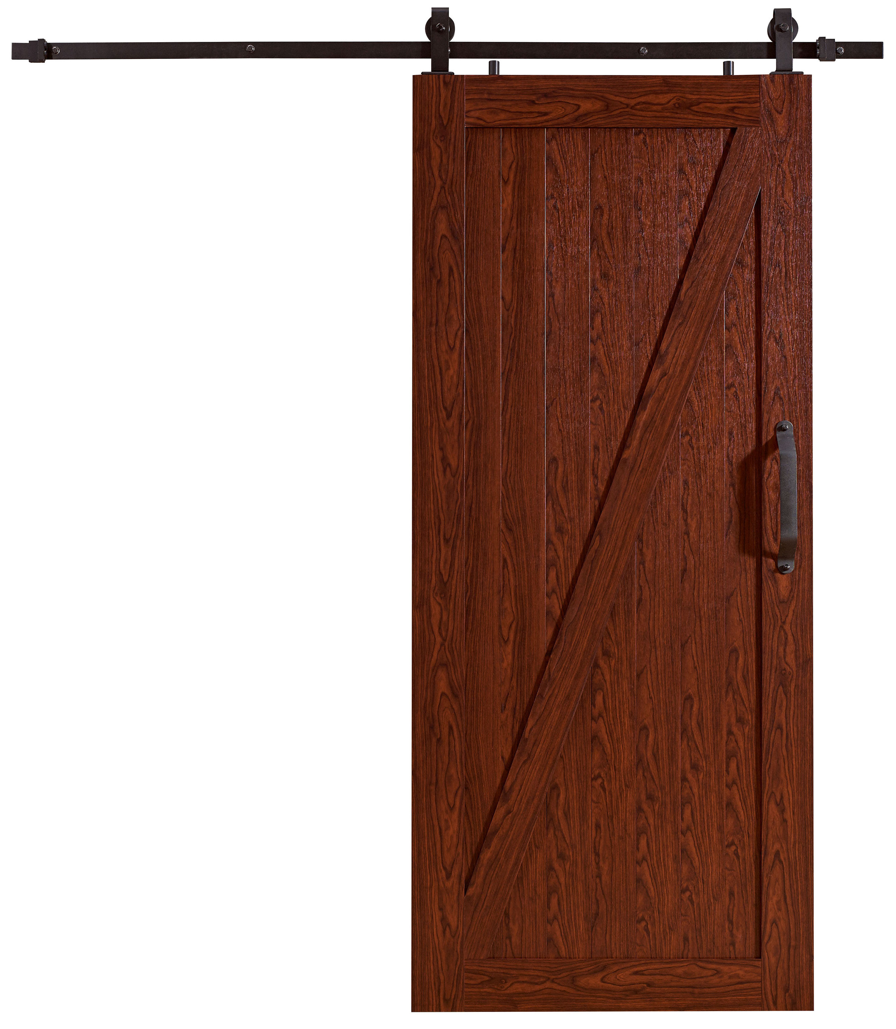 Ltl Home Products Paneled Pvc Vinyl Millbrooke Barn Door With