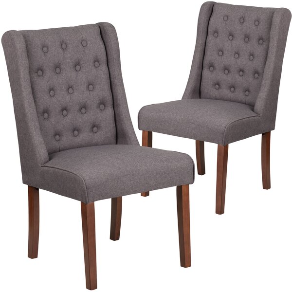 Orland Tufted Parsons Upholstered Dining Chair (Set Of 2) By Charlton Home