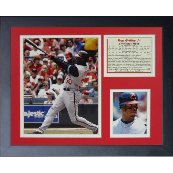 Ken Griffey Jr. 500th HR Framed Memorabilia by Legends Never Die