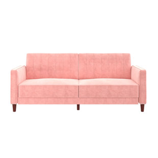 baby pink sofa