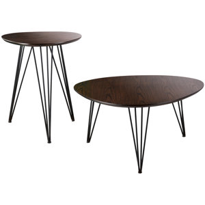 2-tlg. Couchtisch-Set Holly and Martin Bannock v..