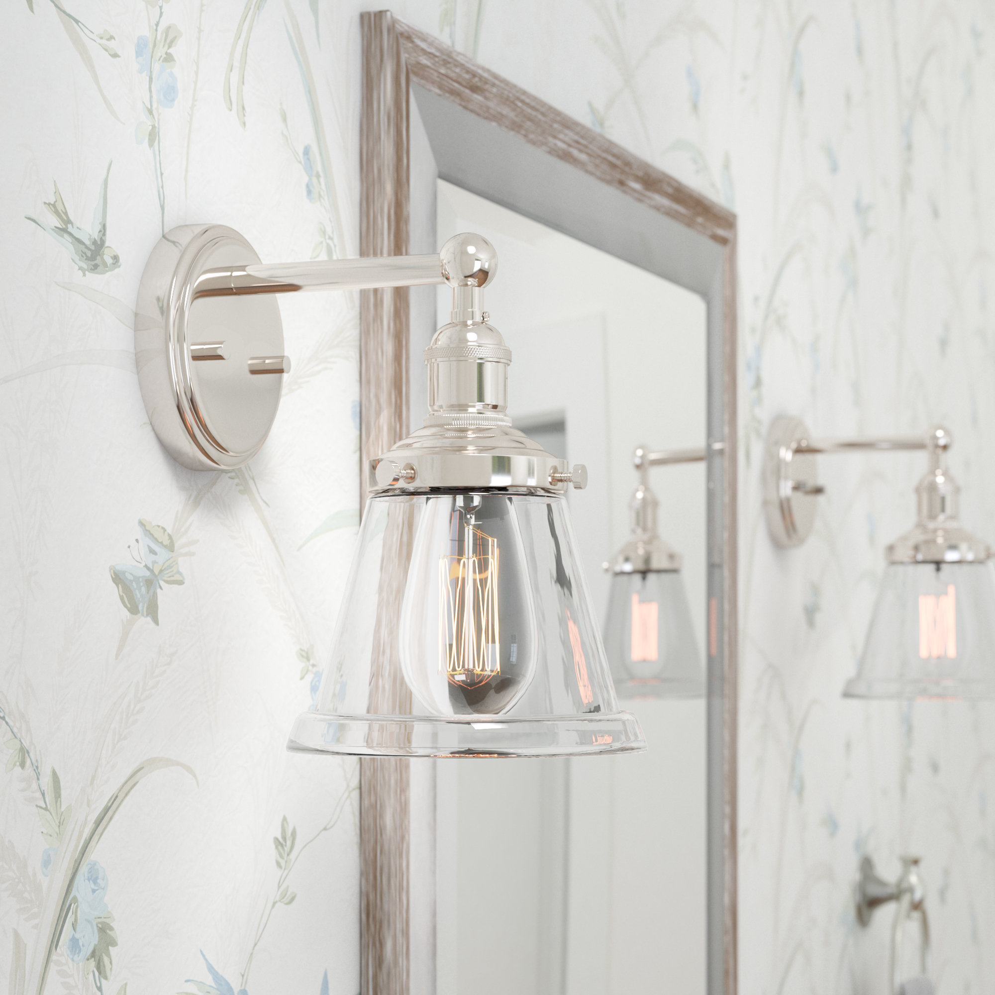 Laurel Foundry Modern Farmhouse Sandy Springs 1 Light Bath Sconce Sandy Springs 1 Light Bath Sconce