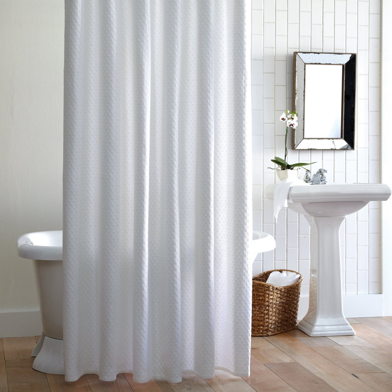Peacock Alley Vienna Cotton Single Shower Curtain Reviews Wayfair