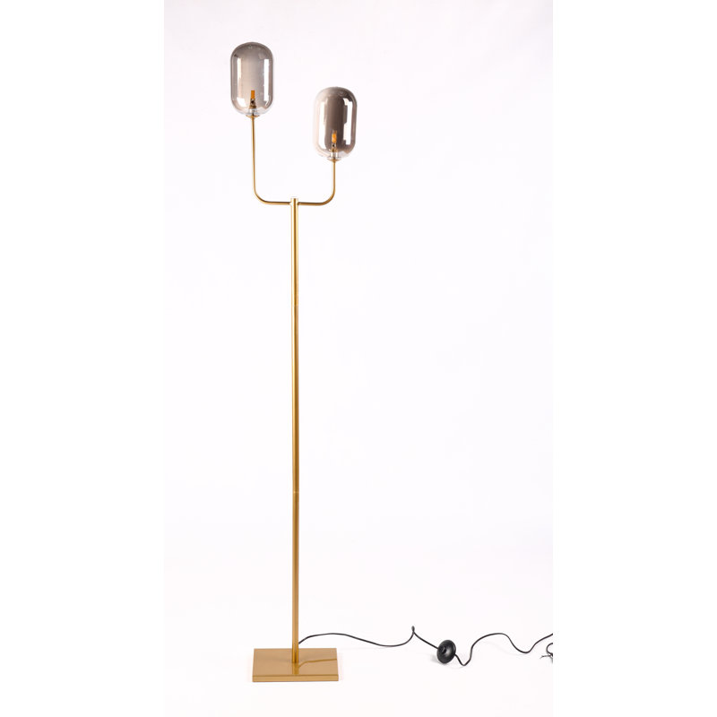 wayfair copper floor lamp