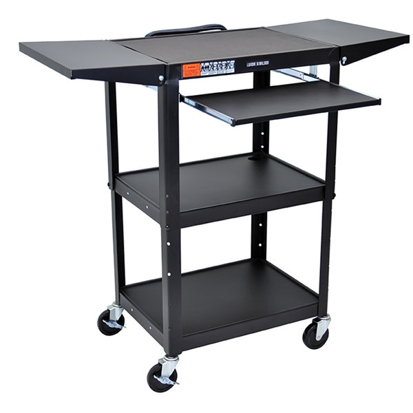 Adjustable Height AV Cart by Offex