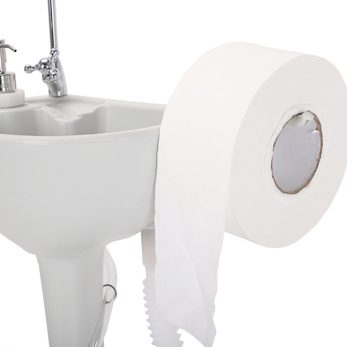 Ktaxon Portable Camping 20 Pedestal Bathroom Sink With Faucet