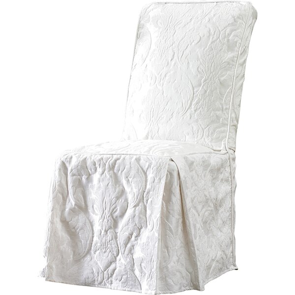 Matelasse Damask Box Cushion Dining Chair Slipcover By Sure Fit