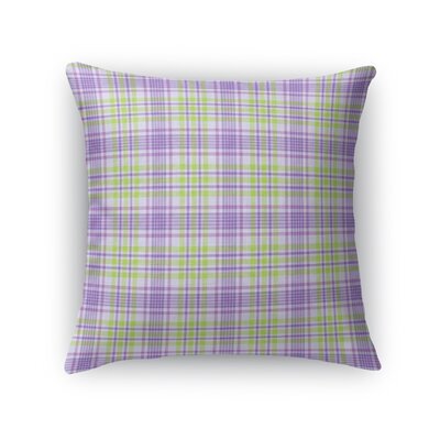 Maloy Plaid Cotton Throw Pillow Latitude Run® Size: 18