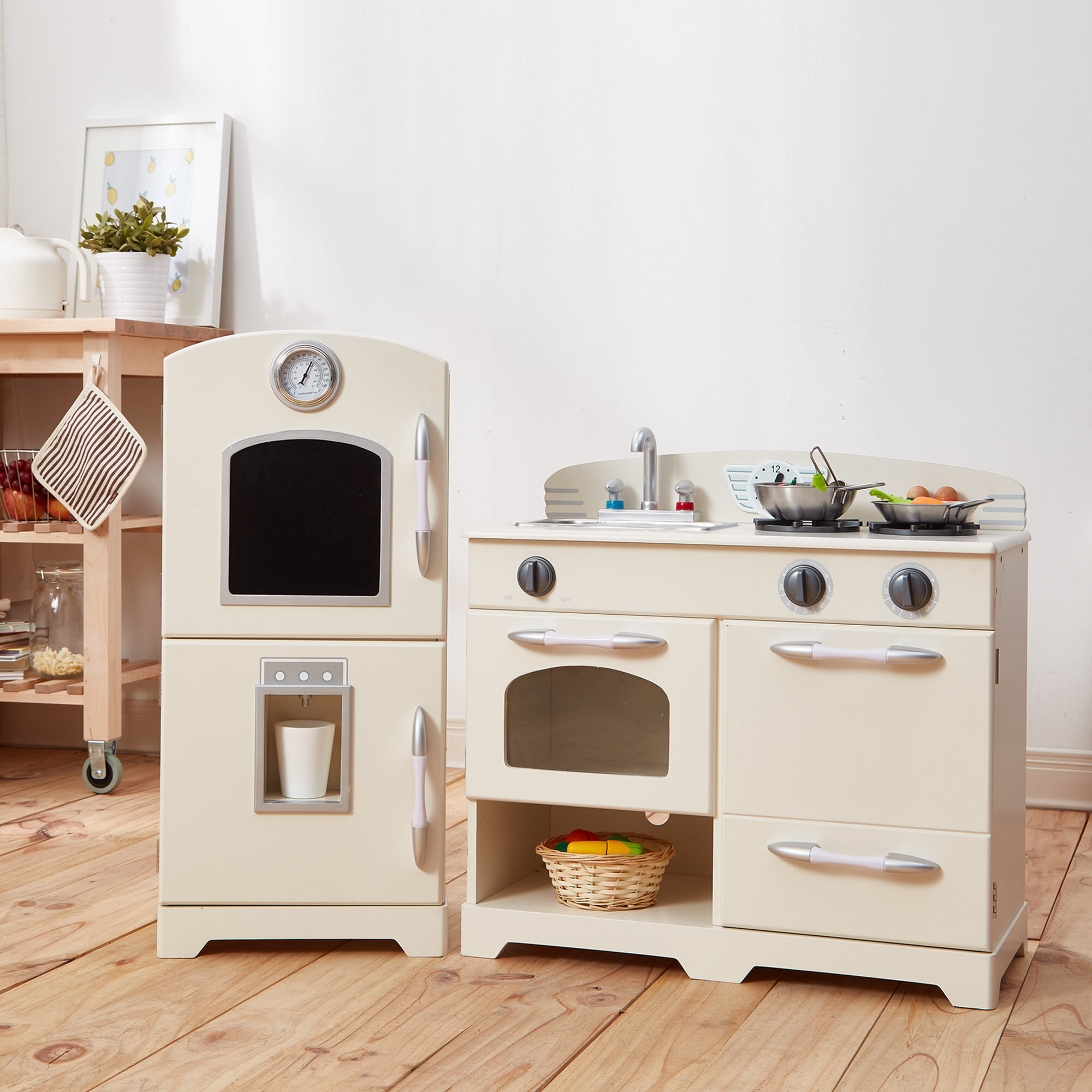 crate and kids play kitchen