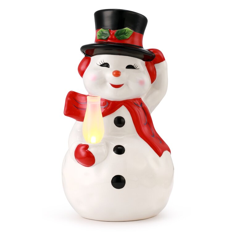 MrChristmas Porcelain Snowman | Wayfair