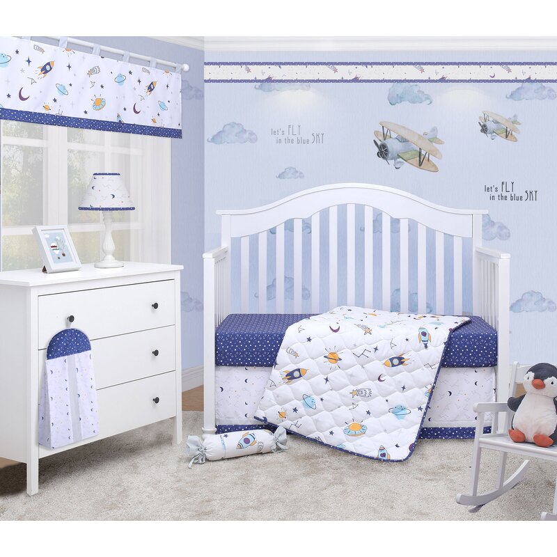 outer space baby bedding