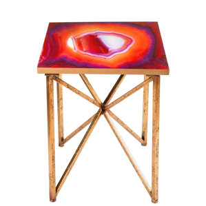 Rouge End Table by Statements by J
